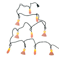 9' UL 10L Glittered Tutu & Ballet Shoes Light Set With End Connect
