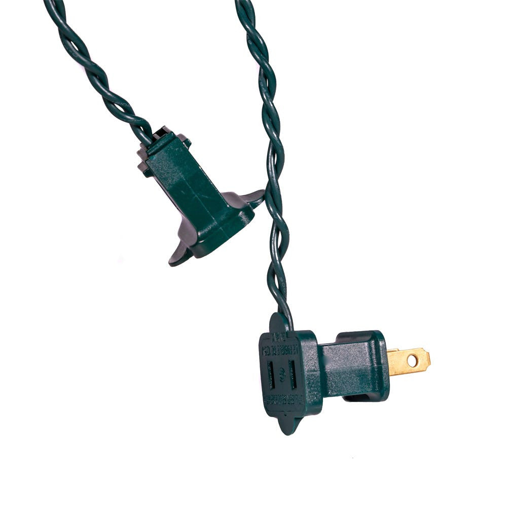 9' UL 10L Red and Green Gnome Light Set With End Connect