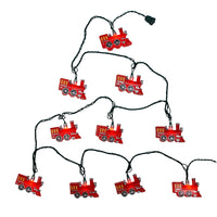 9' UL 10L Red Train Light Set With End Connect