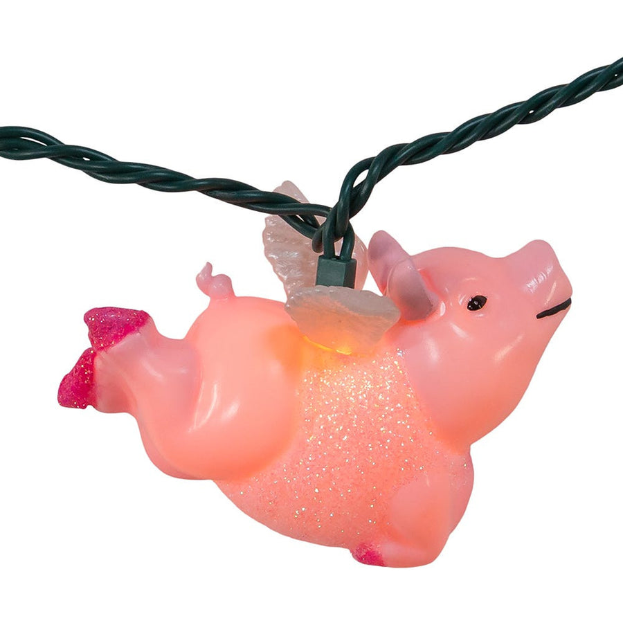 9' UL 10L Flying Pig Light Set With End Connect