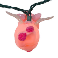 9' UL 10L Flying Pig Light Set With End Connect