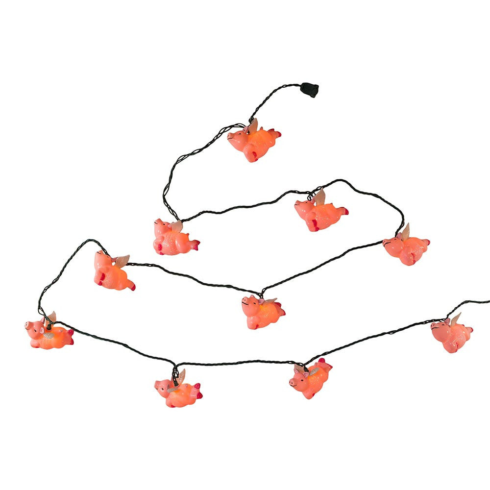 9' UL 10L Flying Pig Light Set With End Connect