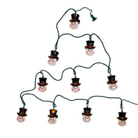9' UL 10L Snowman Head Light Set With End Connect