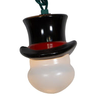 9' UL 10L Snowman Head Light Set With End Connect