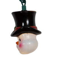 9' UL 10L Snowman Head Light Set With End Connect