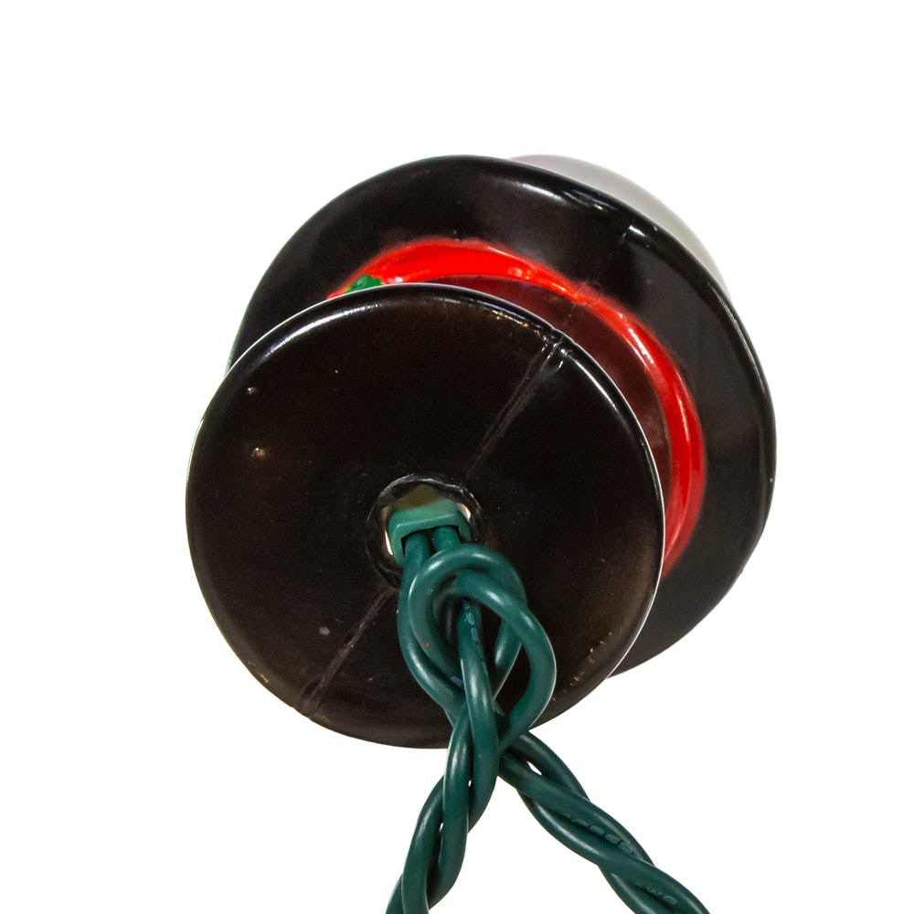 9' UL 10L Snowman Head Light Set With End Connect