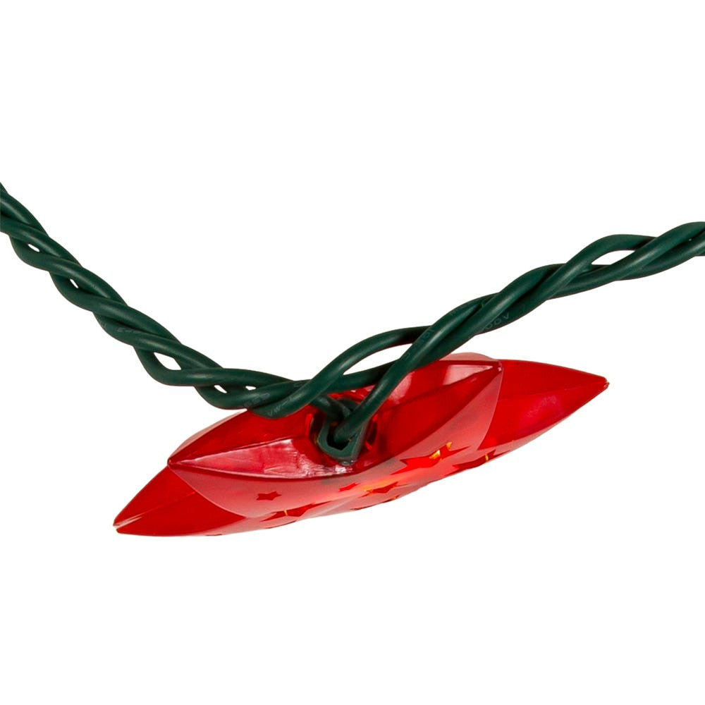 9' UL 10L Patriotic Star Light Set With End Connect