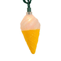 9' UL 10L Ice Cream Cone Light Set With End Connect