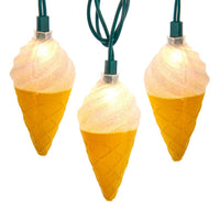 9' UL 10L Ice Cream Cone Light Set With End Connect