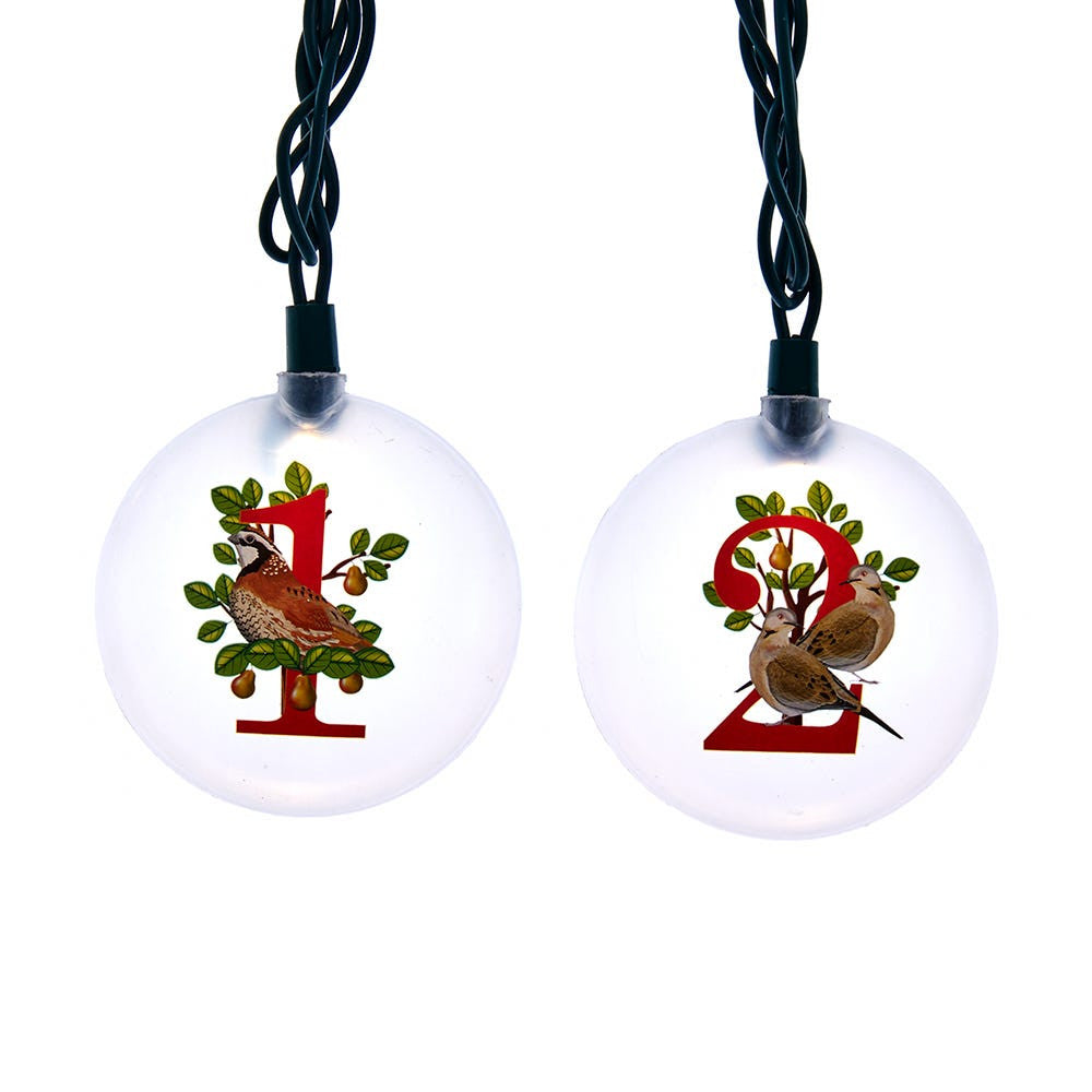 27.5' UL 12L 12 Days Of Christmas Light Set
