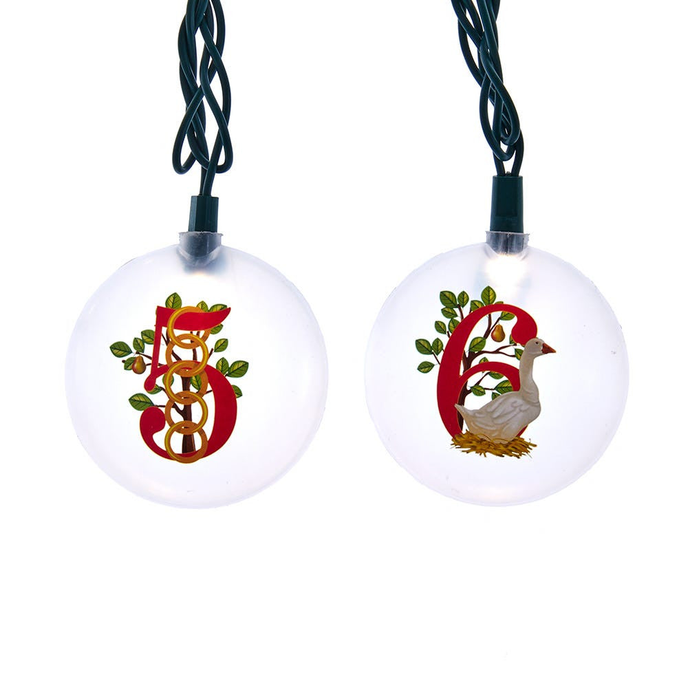 27.5' UL 12L 12 Days Of Christmas Light Set