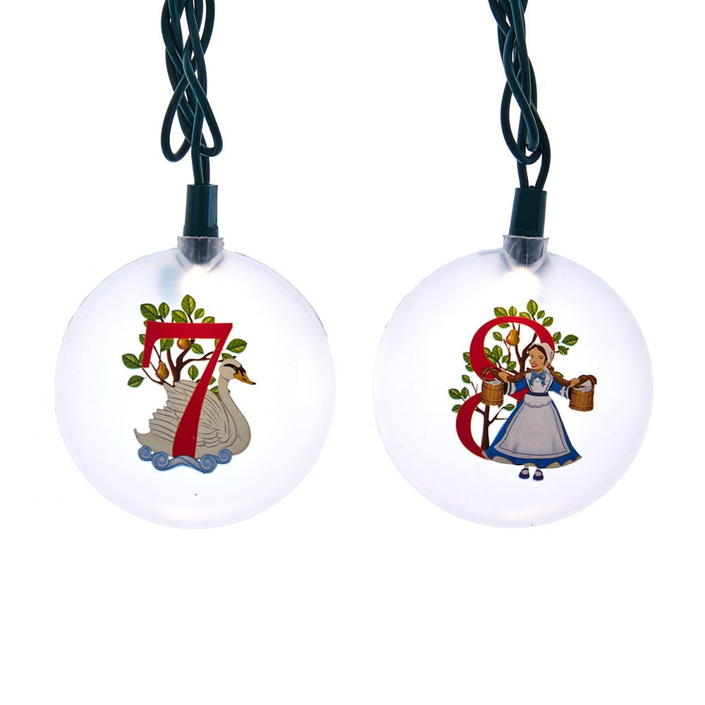 27.5' UL 12L 12 Days Of Christmas Light Set