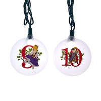 27.5' UL 12L 12 Days Of Christmas Light Set