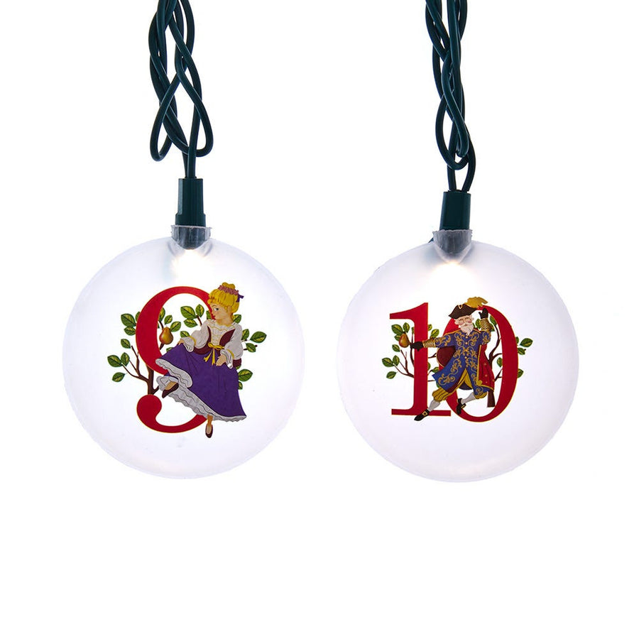27.5' UL 12L 12 Days Of Christmas Light Set