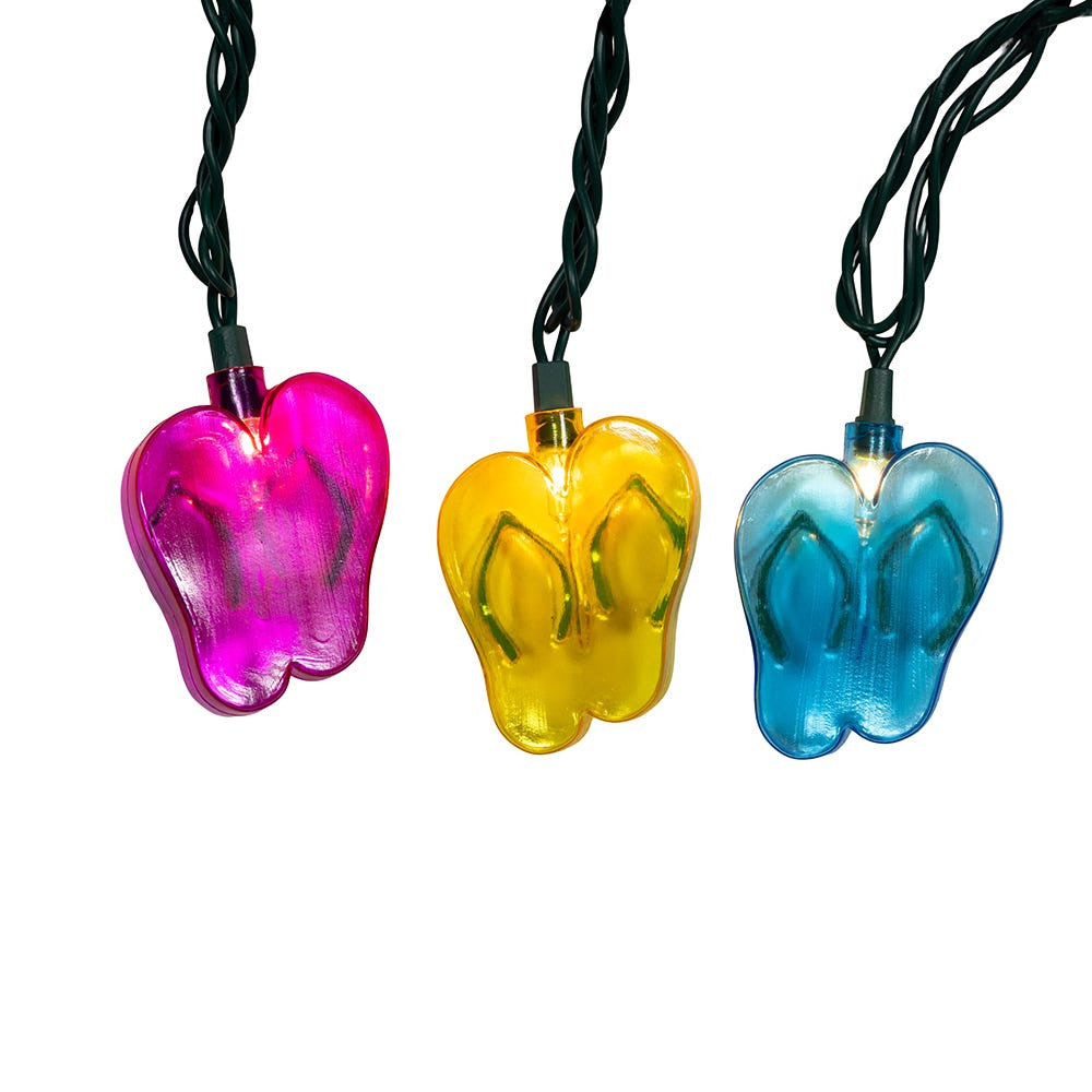 9' UL 10L Flip-Flops Light Set With End Connect