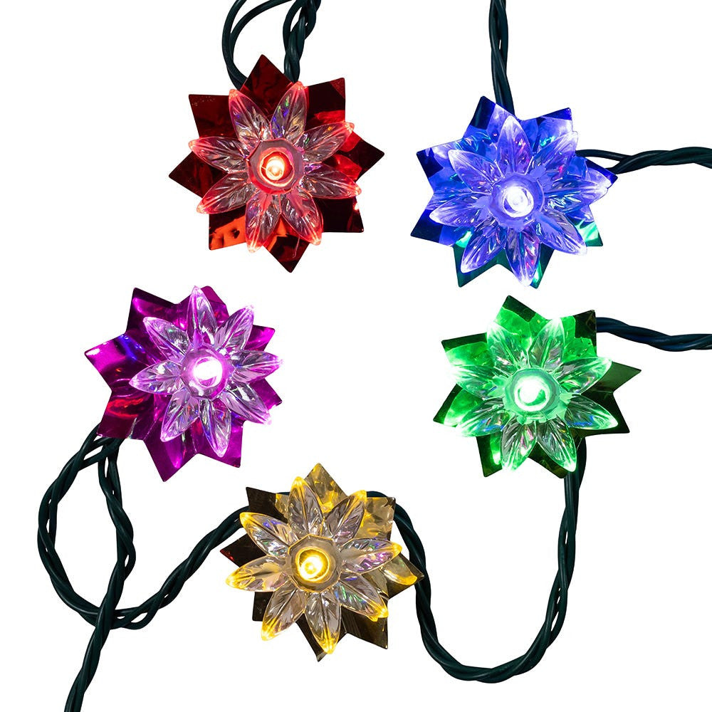 15.7' 20L Multicolor LED Flower Light Set