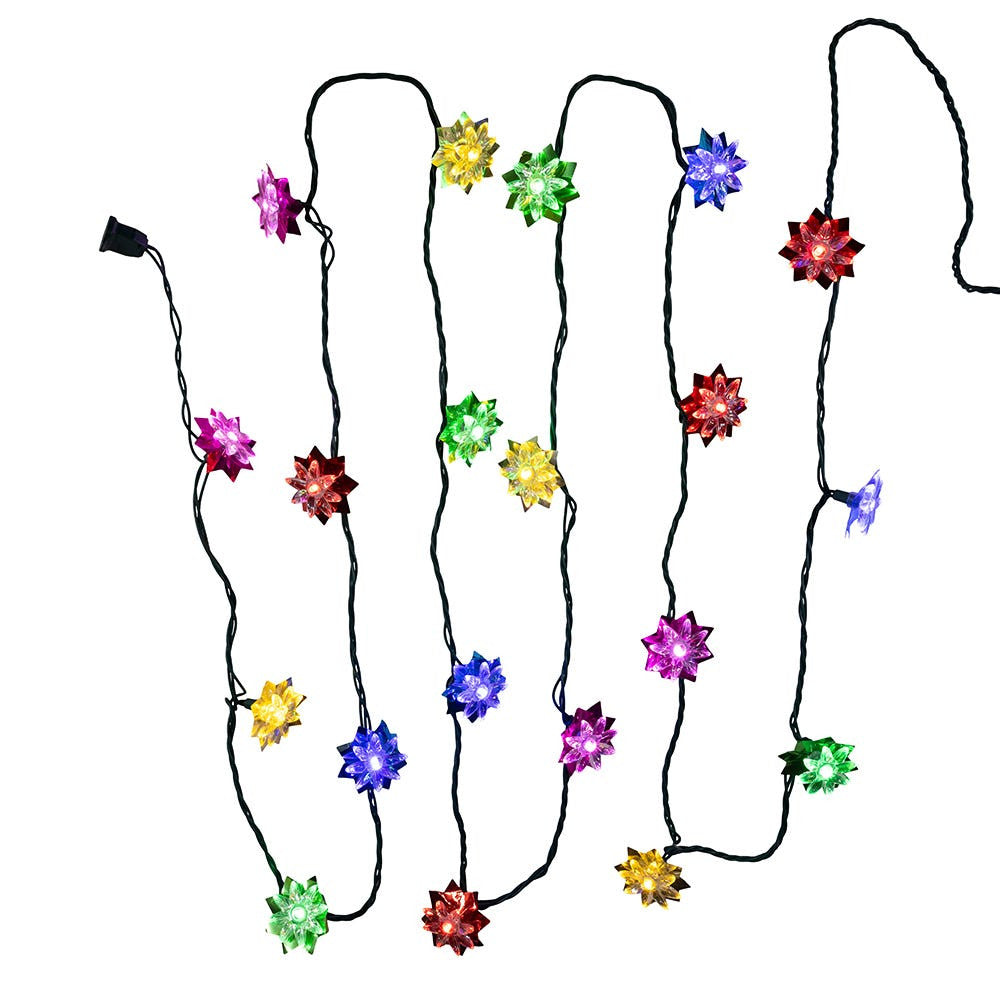15.7' 20L Multicolor LED Flower Light Set