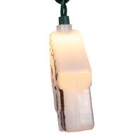 9' UL 10L Gingerbread House Light Set With End Connect