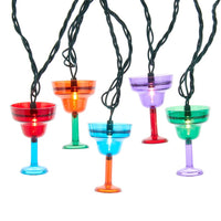 9' UL 10L Margarita Glass Light Set With End Connect