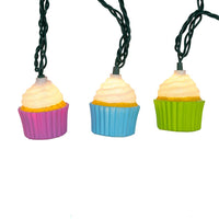 9' UL 10L Multicolor Cupcake Light Set With End Connect