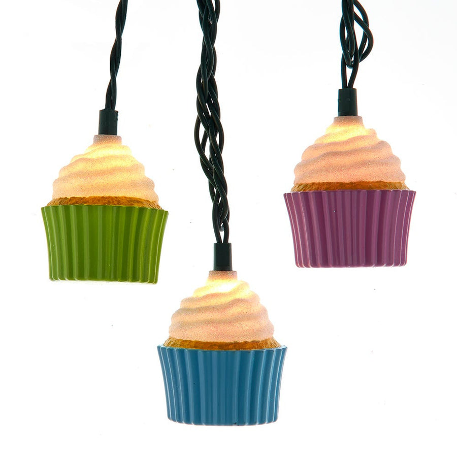 9' UL 10L Multicolor Cupcake Light Set With End Connect