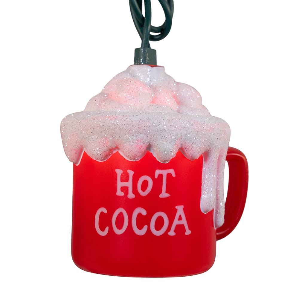 9' UL 10L "Hot Cocoa" Light Set With End Connect