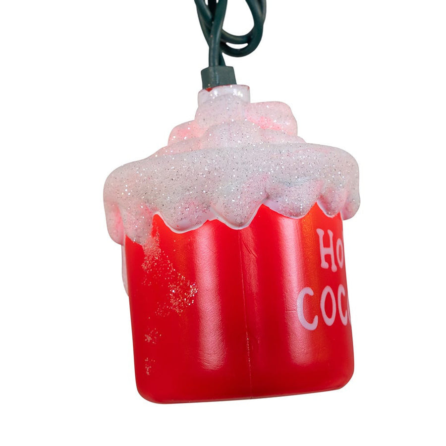 9' UL 10L "Hot Cocoa" Light Set With End Connect