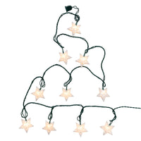 9' UL 10L White Star Light Set With End Connect