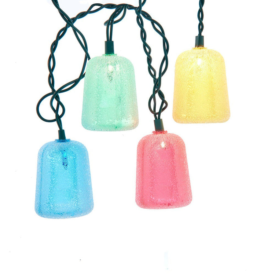 9' UL 10L Multicolor Gumdrop Light Set With End Connect