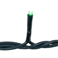 16.5' UL 100L Green LED Green Wire Jingle Bright™ Light Set