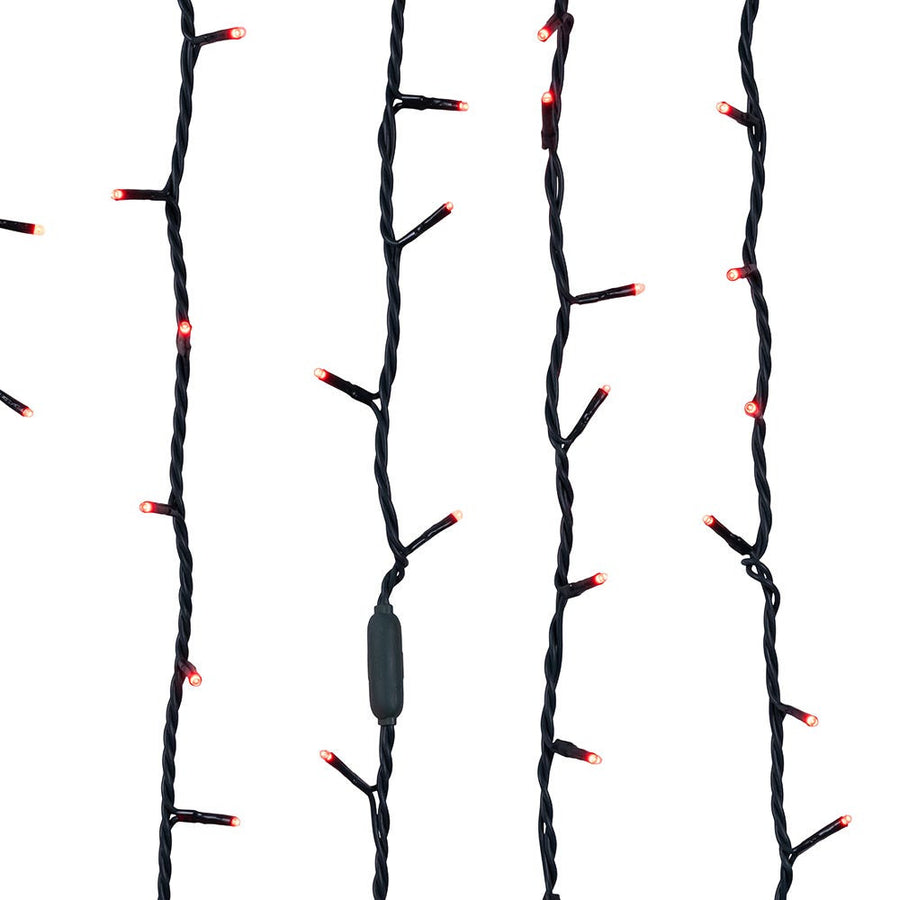 16.5' UL 100L Red LED Green Wire Jingle Bright™ Light Set