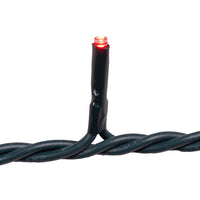 16.5' UL 100L Red LED Green Wire Jingle Bright™ Light Set