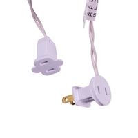 16.5' UL 100L Warm White LED White Wire Jingle Bright™ Light Set