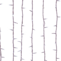 16.5' UL 100L Cool White 20% Twinkle LED White Wire Jingle Bright™ Light Set