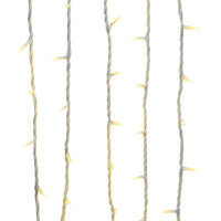 49.8' UL 300L Warm White LED White Wire Jingle Bright™ Light Set