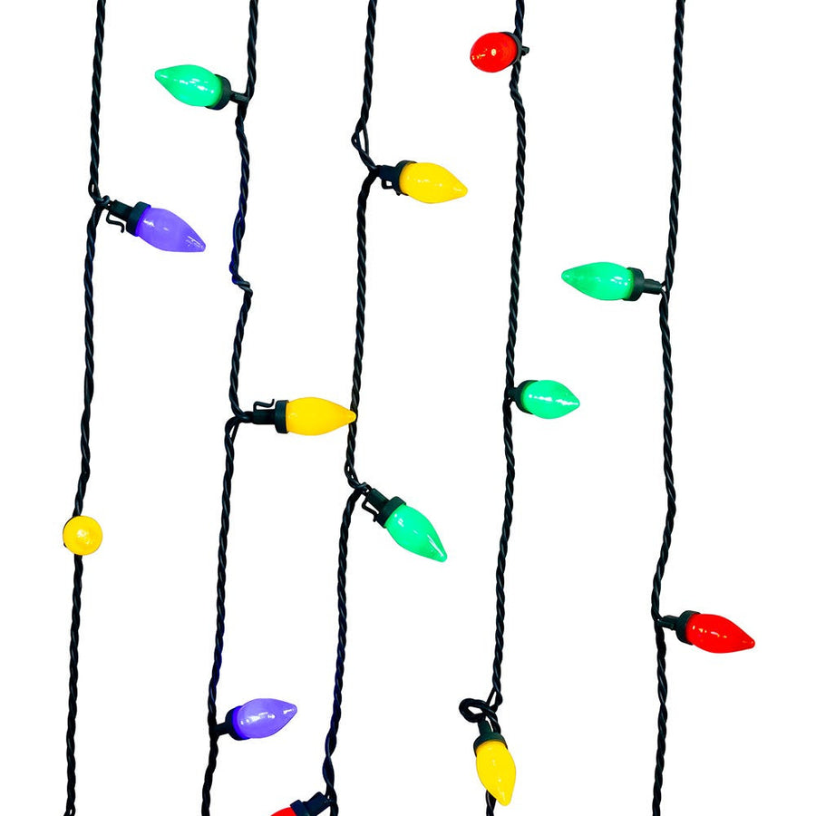 66' 100L Multicolor LED Opaque C7 String Lights On Spool