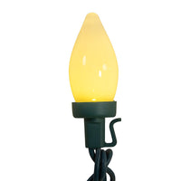 66' 100L Warm White LED Opaque C7 String Lights On Spool