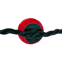 66' 100L Multicolor LED Faceted C9 String Lights On Spool