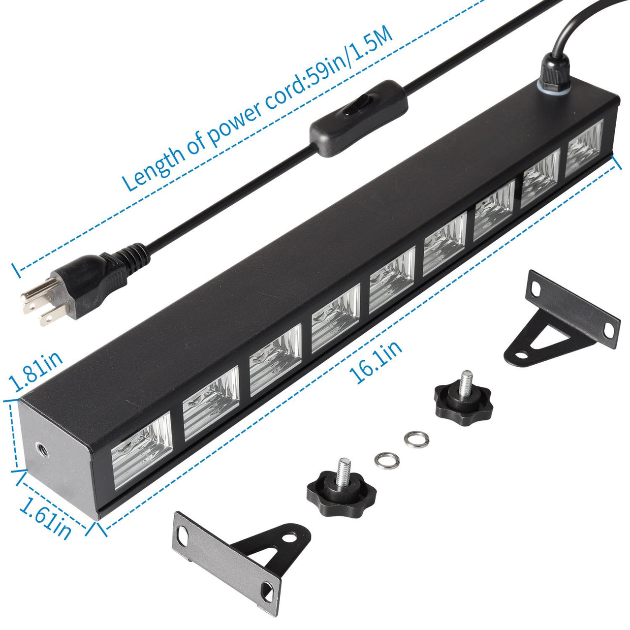 16.2" UV LED Black Light