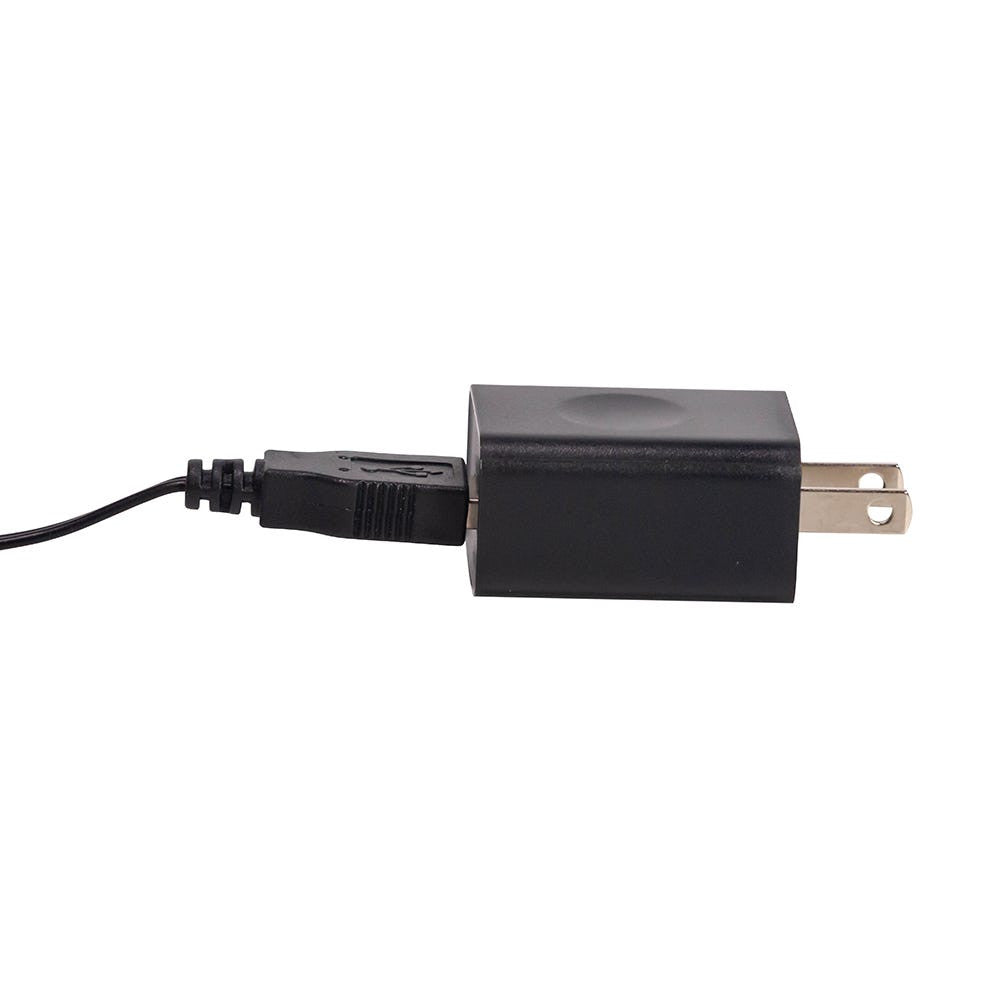 6' USB Power Extension Cord With Black Wire and 6 Ports