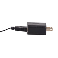 6' USB Power Extension Cord With Black Wire and 6 Ports