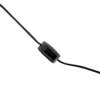 10' USB Power Extension Cord With Black Wire, Adapter & 12 Ports