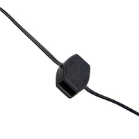10' USB Power Extension Cord With Black Wire, Adapter & 12 Ports