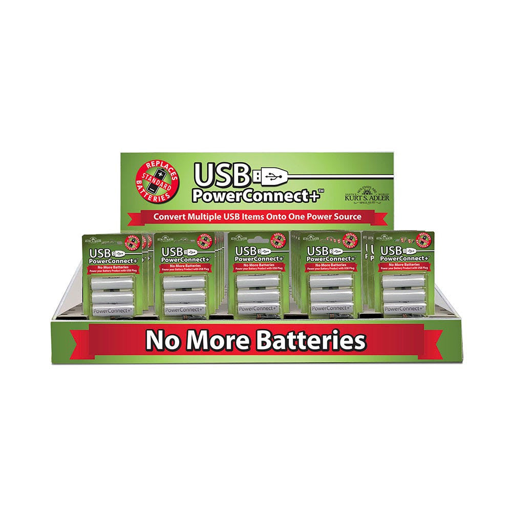 USB PowerConnect+™ 3 "AA" Converter Counter Display