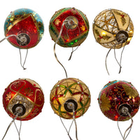 Glass Illuminated Gems USB Warm White LED Egg Shaped Ornaments