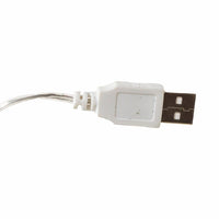 Glass Illuminated Gems USB Warm White LED Christmas Tree Ornament