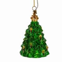 Glass Illuminated Gems USB Warm White LED Christmas Tree Ornament