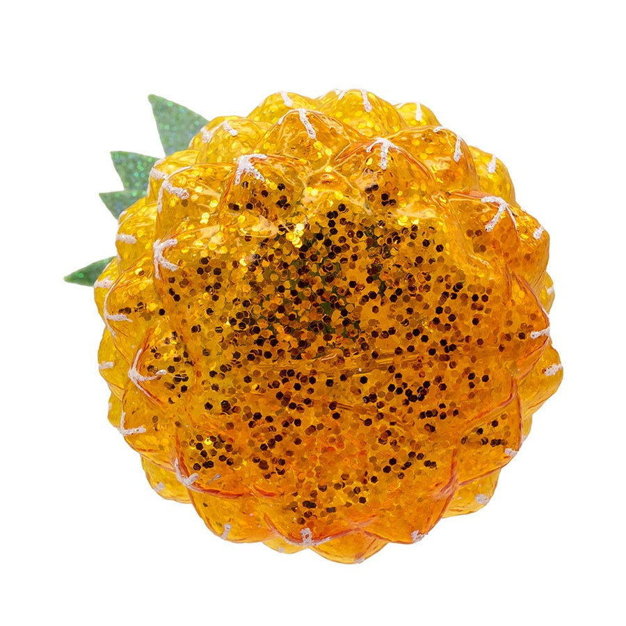 Glass Illuminated Gems USB Warm White LED Fairy Light Pineapple Ornament