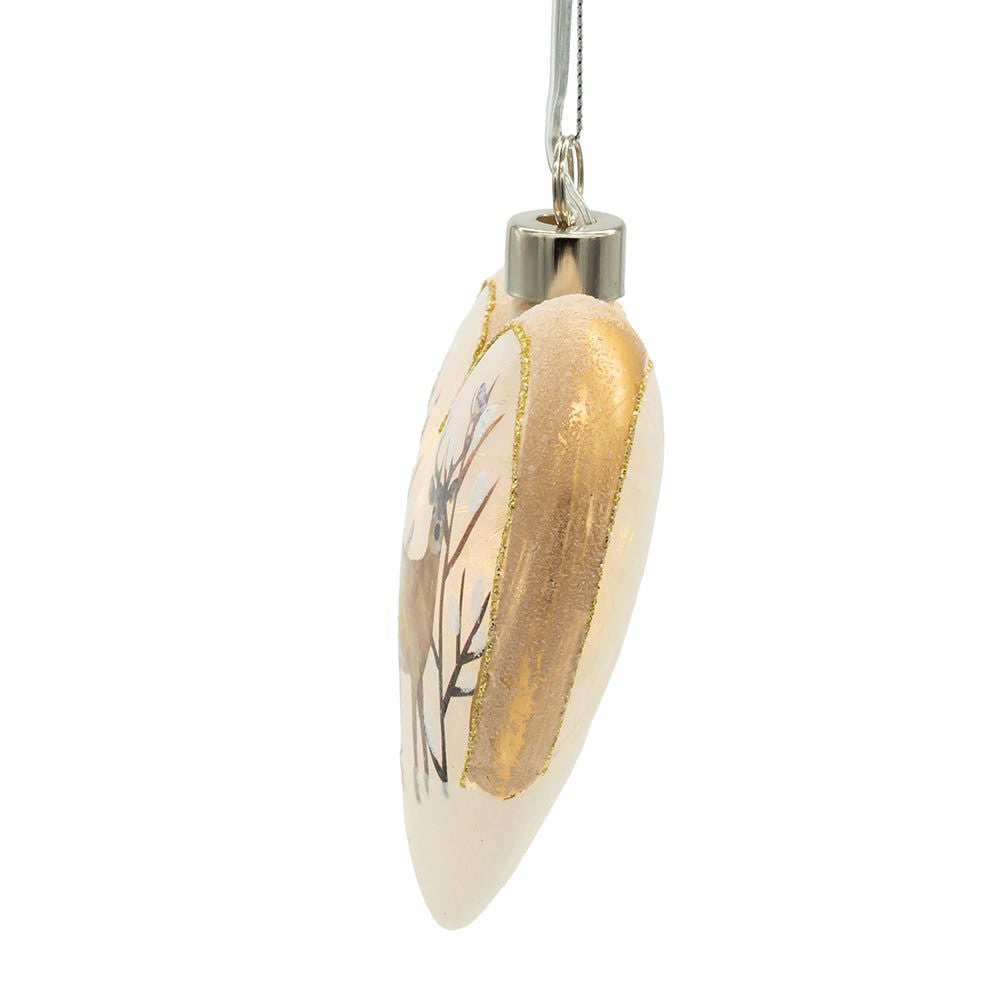 Illuminated Gems USB Lighted Glass Heart Ornament