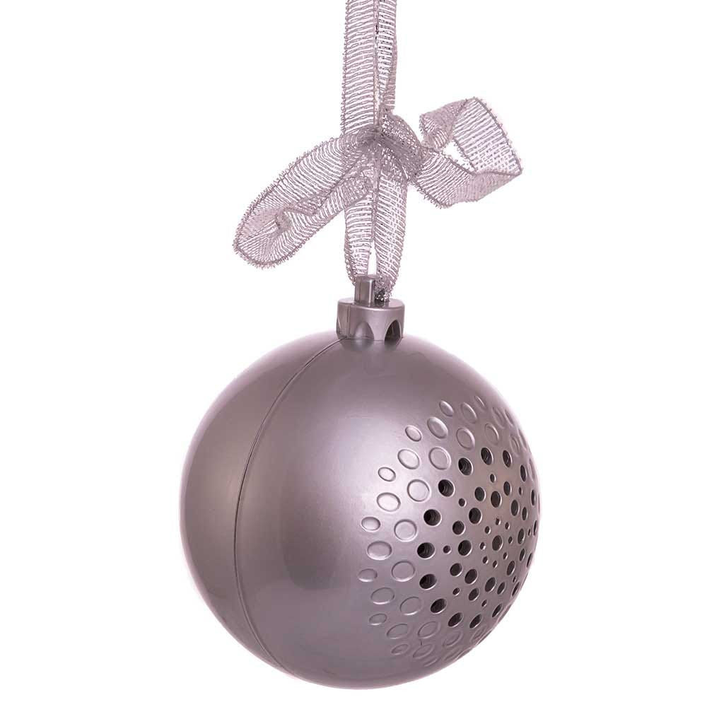 70MM Bluetooth Musical Silver Ball Ornament